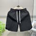 Men's Clothing Summer Shorts Men's Neutral Style Seersucker Versatile Casual Couple Fashion Trend Loose Beach Shorts Men_viptrois.com