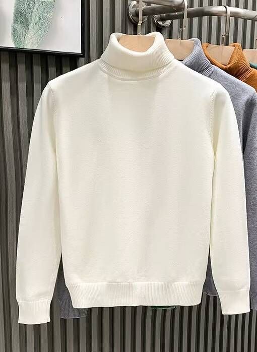 Men's Clothing Autumn And Winter Turtleneck Sweater Loose Warm Sweater Thick Bottoming Sweater_viptrois.com