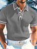 2026 Summer Short-Sleeved Multi-Color Plaid Collar Breathable And Comfortable Casual Everyday Polo Shirt For Men In Europe And America_viptrois.com