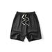 Men's Clothing New Men's And Women's Casual Simple Twill Double Sided Cotton Knitted Elastic Shorts Loose Sports Pants Five Point Pants_viptrois.com