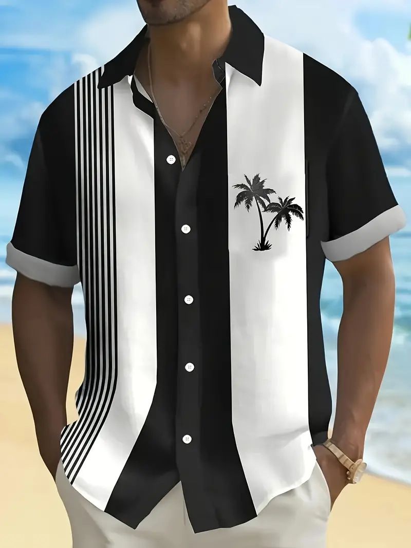 Men's Clothing Fashion Digital Printing Shirt_viptrois.com