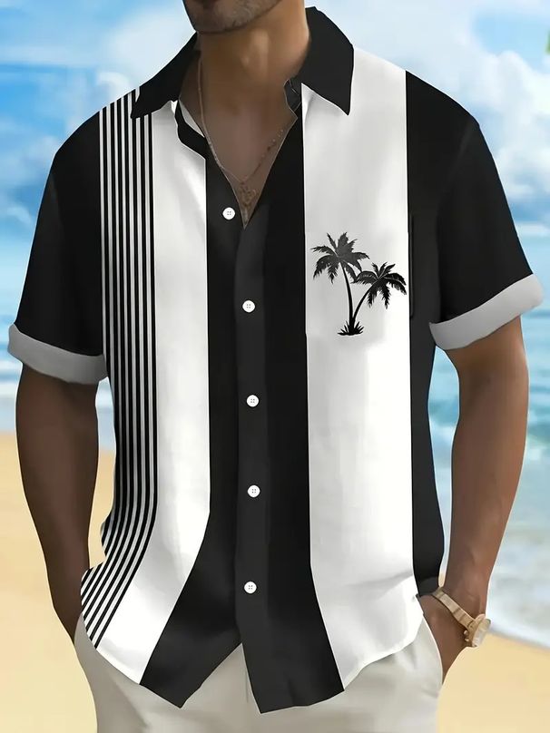 Men's Clothing Fashion Digital Printing Shirt_viptrois.com