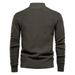 Top High Quality New Men's Sweater Autumn And Winter Men's Sweater Knitted Sweater Cardigan Green_viptrois.com