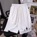 Men's Clothing Loose Breathable Straight Pants Versatile Comfortable Waffle Shorts Casual Sports Five Points Casual Pants_viptrois.com