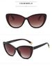 Sunglasses Cat Eye Northeast Big Flower Series Women's Personalized Metal Mixed Retro Sunglasses Anti Ultraviolet_viptrois.com