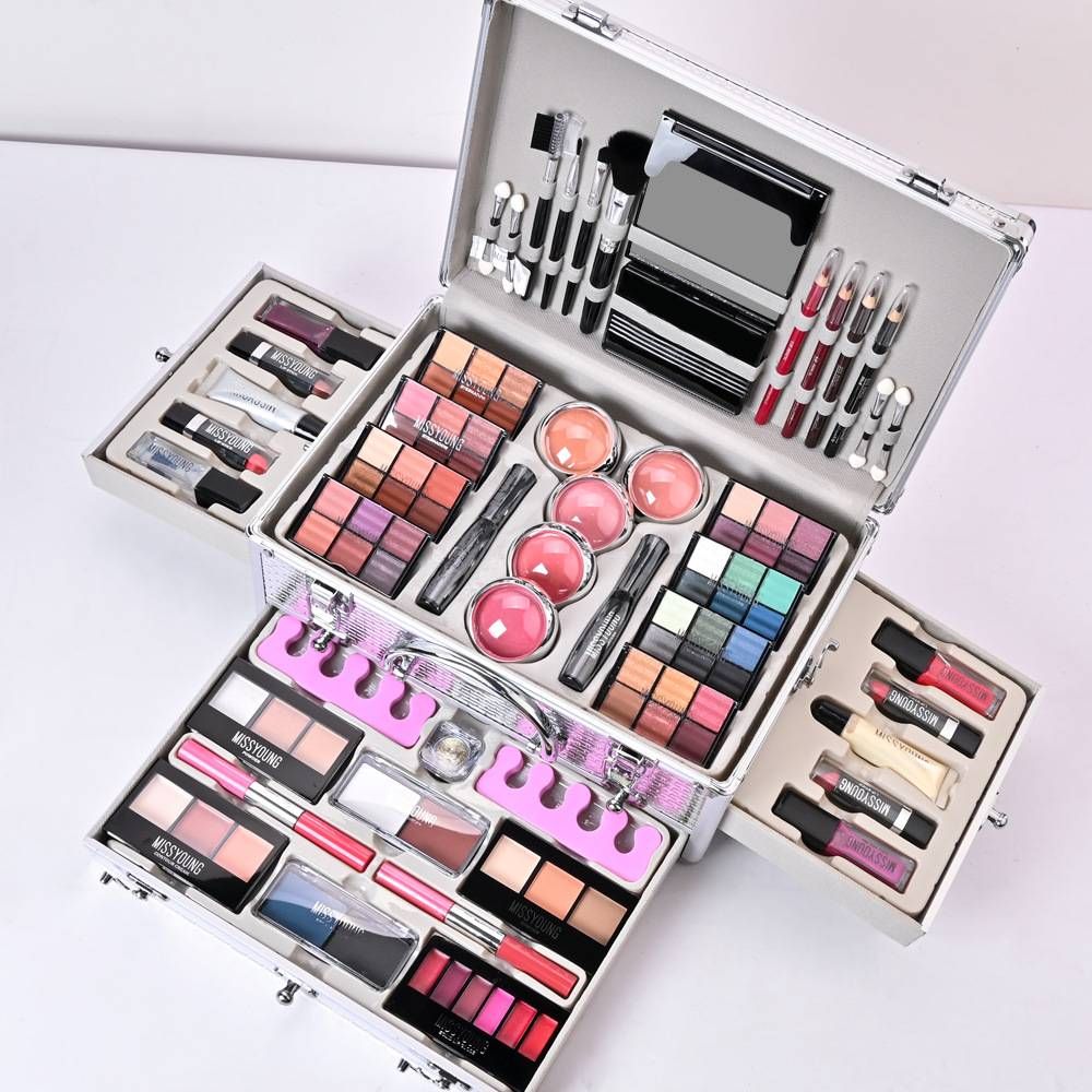 MissYoung Professional 8-Color Eyeshadow Palette Makeup Kit - Holiday Gift Set For Cosmetologists & Beauty Lovers (MC1149)_viptrois.com