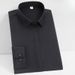 Men's Clothing Long Sleeve Bamboo Fiber Shirt - Wrinkle-Free Professional Blouse, V-Neck & Square Neck Office Wear, Comfortable Business Casual Top_viptrois.com