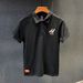 Summer New Short Sleeved Polo 2025 Men's Slim Fit Simple Embroidered Lapel Brand Loose And Versatile Trendy Top 1_viptrois.com