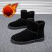 SHLIANG Men's Winter Boots Outdoor Waterproof Winter Shoes For Men Snow Boots High Quality Non Slip Ankle Boots Warm Shoes X0081_viptrois.com