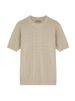 Men's Clothing Knitted Short Sleeved T Shirt Summer Thin Trendy Casual Clothes Design Temperament Short Sleeved T Shirt_viptrois.com