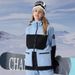 Unisex Korean-Style Ski Jacket – 10000mm Waterproof & Thermal Insulated For Snowboarding & Alpine – Trendy Winter Sports Coat In 5 Colors_viptrois.com