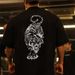 Men's Muscular Style Fitness Apparel Breathable Loose Short Sleeve T-Shirt Casual Running Sports Top For Spring/Summer_viptrois.com