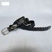 Cowhide hand-woven leather belt vegetable tanned leather first layer vintage cow leather belt_viptrois.com