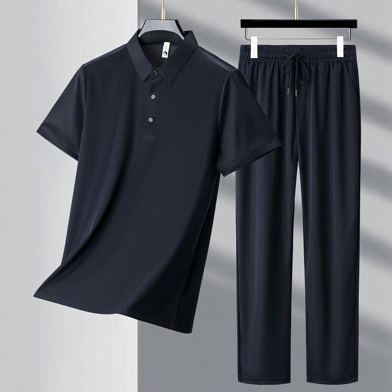 Men's Clothing Men's Suit Casual Men's A Complete Set Of Sportswear Dad Clothes Men's Father's Day_viptrois.com
