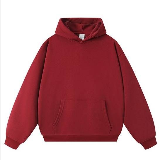 Heavyweight Fleece Hoodie – Oversized Pullover Sweatshirt With Drop Shoulder & Kangaroo Pocket (S-2XL)_viptrois.com
