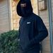 Men's Clothing American Street Style Loose-fitting Versatile Streetwear Letter Double Hooded Zip-up Sweatshirt_viptrois.com
