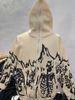 Y2K Hoodie Gothic Zipper Skull Jacket Hooded Cardigan Full Face Sweatshirt_viptrois.com