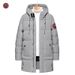 Streetwear Tech Hooded Jacket For Men & Women - Lightweight Windproof Coat With Contrast Panels, Water-Resistant Polyester (White, Black)_viptrois.com