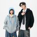 Men's Clothing Autumn New Style All Star Cardigan Hooded Sweatshirt Men's Loose Casual Sports Zipper Jacket Unisex_viptrois.com