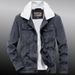 Men's Clothing Winter Cotton Clothes Men's Corduroy Jacket Winter Warm Fleece Lined Coat Oversized Casual Outdoor Windproof Thickened Workwear_viptrois.com