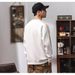 Large Size Men's Clothing 2025 New Simple Letter Printing Sweater Men's Elastic Color Matching Trend Versatile Crew Neck Sweater Men_viptrois.com