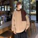 Pure Color Block Sweater For Men, Autumn And Winter, Trendy Loose Casual Lazy Style, Unique Design Pullover Knitwear_viptrois.com