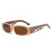 Retro Small Frame Sunglasses - Unisex Square Narrow Frame With Wide Legs (3 Sun Visor Styles, 2025 Color Matching)_viptrois.com