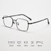 New Eyeglass Frames Men Anti Blue Business Metal Square Flat Mirror Ultra Light Comfortable To Wear Fashion Glasses_viptrois.com