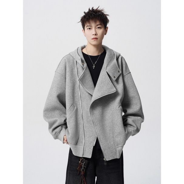 Spring thin coat trend 2025 new hooded sweatshirt, early spring high-end zipper cardigan_viptrois.com