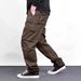 Streetwear Cargo Pants For Men – High Waist, Elastic Waistband, Lightweight & Breathable (S-XXL, Khaki/Black/Gray) – Trendy Urban Style_viptrois.com