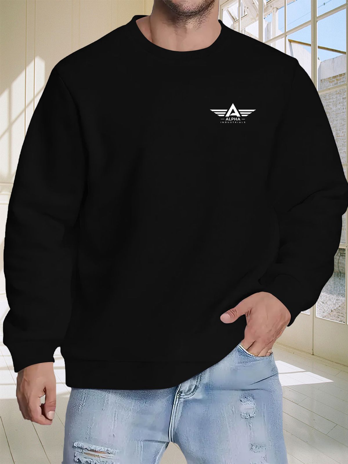 Autumn And Winter Men's Top Sweatshirt Loose And Comfortable Warm And Hooded Sweatshirt_viptrois.com