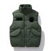 Men's Clothing Stand Collar Cotton Vest Jacket Work Clothes Class Clothes Printed_viptrois.com