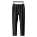 Men's Clothing Fashion Brand Ice Silk Pleated Casual Sports Suit Men's Summer Thin Short Sleeved Large Size Straight Pants Sports Two Piece Suit_viptrois.com