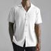 Men's Clothing Spring And Summer Men's Knitted Button Down Shirts Casual Men's Breathable Short Sleeved Shirt Tops_viptrois.com