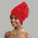 New Fashion Elegant Temperament Embroidery Sequins Beaded High End Ladies Banquet Festival Baotou Hat_viptrois.com