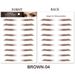 Waterproof Eyebrow Stickers Tattoo Stickers Lazy Eyebrow Drawing Simulation Eyebrow Tattoo 6D Eyebrow Stickers_viptrois.com