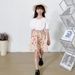 Mother & Kids D's New Children's Skirts Girls Small Floral Skirts Baby Small Floral Waist Skirts Dresses_viptrois.com