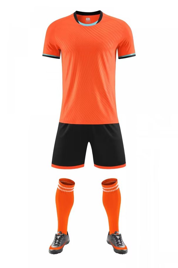 Men's Clothing children's short-sleeved competition training suits foreign trade jerseys DIY men's and women's football suits cross-border_viptrois.com