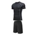 Men's Clothing New Men's Fitness Sports T Shirt Basketball Outdoor Running Track And Field Training Sweat Wicking Quick Drying High Elastic Tight Suit_viptrois.com