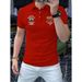 2025d High-end Embroidered Short Sleeve For Men, Summer Breathable Casual Polo Shirt With Collar, Stylish Half-sleeve_viptrois.com