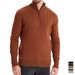 Pure Cross-Border Stand Collar Cotton Sweater Casual Half-Zip Solid Color Pullover High-Quality Men's Knitwear_viptrois.com