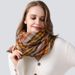Unisex Autumn and winter 48 plaid square scarf shawls_viptrois.com