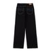 Men's High Street Flame Embroidery Pocket Design Casual Jeans Baggy Straight-leg Pants With Bright Thread_viptrois.com