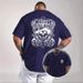 Cross-Border American Style 2026 Summer Men's Trendy 3D Printed Casual Round Neck Loose Short Sleeve T-Shirt_viptrois.com