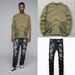 Men's clothing long-sleeve hoodie jeans Ripped jeans set_viptrois.com
