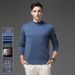 Men's Clothing Men's Thick Knit Wool Sweater Semi-Turtle Neck Long Sleeve Casual Solid Color Warm Winter Pullover_viptrois.com