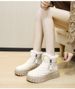 25 New Style Women's Cotton Boots With Fleece Mid-top Cotton Shoes And Women's Snow Boots_viptrois.com