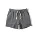 Summer Men's Running Training Shorts Thin Solid Color Casual Sports Pants Trendy American Squat Shorts_viptrois.com