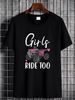 Girls Ride Too Quad Princess Quad Bike Offroading ATV T-Shirt Designer Clothes Breathable Top For Everyday Wear Homme Versatile Unisex Stretched_viptrois.com