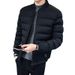 Men's Thickened Warm Jacket 2020 New Winter Fashion Brand Stand Collar Down Cotton Coat_viptrois.com